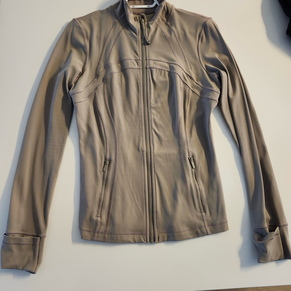 Lululemon Define Jacket Warm Ash Grey Size 8
